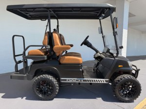 Flat Black Dach Falcon LIthium Golf Cart 0